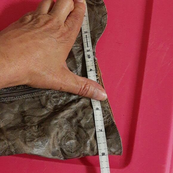 Avanti high Boots size 7 Below the Knee Embossed Taupe Balky Cement color - Picture 9 of 10